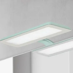 Ebir Applique miroir LED Nikita aigue-marine/gris acier| Luminaires Led D'Intérieur