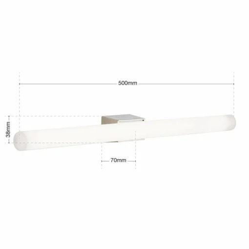 ORION Applique miroir LED Visagist, fixation nickel mat| Appliques Murales Led|Appliques Murales