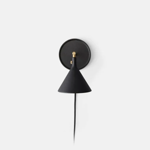 Audo Copenhagen Applique murale LED Audo Cast, noir, IP44, variateur à intensité variable,| Appliques Murales Led|Appliques Murales