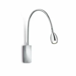 Knapstein Applique murale LED Banu avec interrupteur, chrome, 30 cm| Appliques Murales Led|Appliques Murales
