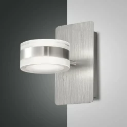 Fabas Luce Applique murale LED Dunk, aluminium, à 2 lampes, 3.000 K, métal| Appliques Murales Led|Appliques Murales