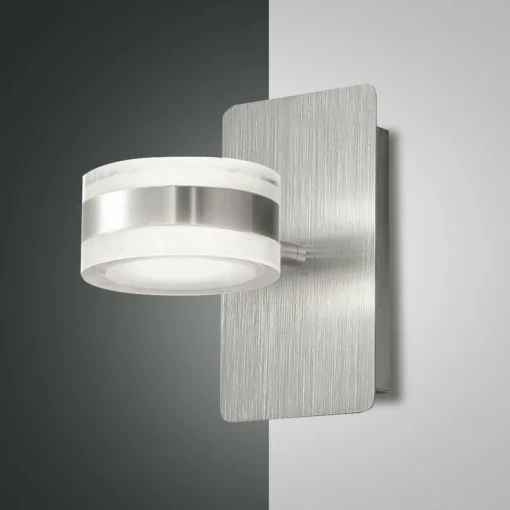 Fabas Luce Applique murale LED Dunk, aluminium, à 2 lampes, 3.000 K, métal| Appliques Murales Led|Appliques Murales