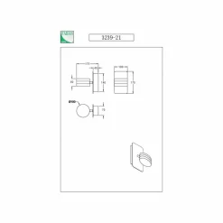 Fabas Luce Applique murale LED Dunk, laiton, à 2 lampes, 3.000 K, métal| Appliques Murales Led|Appliques Murales