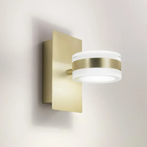 Fabas Luce Applique murale LED Dunk, laiton, à 2 lampes, 3.000 K, métal| Appliques Murales Led|Appliques Murales