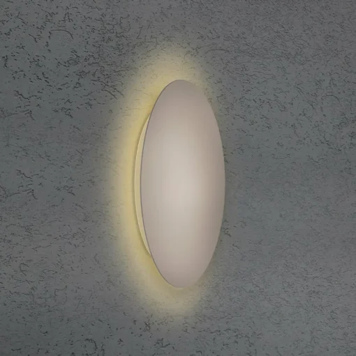 Escale Applique murale LED Blade, taupe, Ø 24 cm| Appliques Murales Led|Appliques Murales