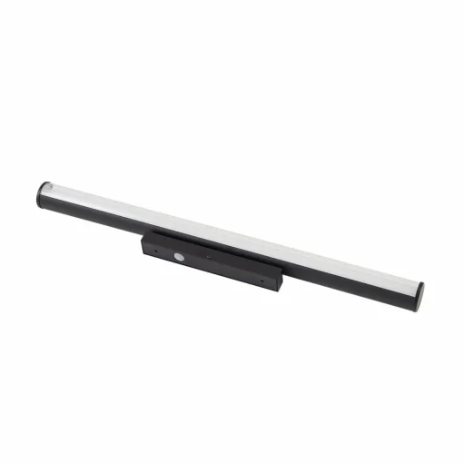 Lindby Applique murale LED Kirka, noir, métal, IP44, 90cm, CCT| Appliques Murales Led|Appliques Murales