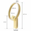 Lucande Applique murale LED Yekta, directe, couleur laiton, 18W| Appliques Murales Led|Appliques Murales