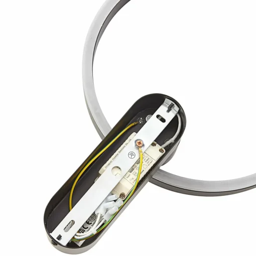 Lucande Applique murale LED Yekta, indirecte, noire, 10,5W| Luminaires Led D'Intérieur