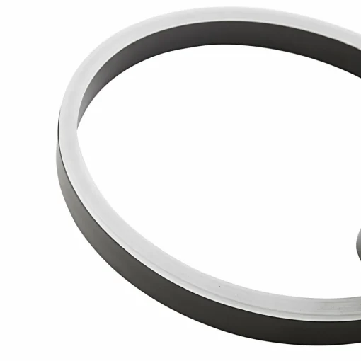 Lucande Applique murale LED Yekta, indirecte, noire, 10,5W| Luminaires Led D'Intérieur