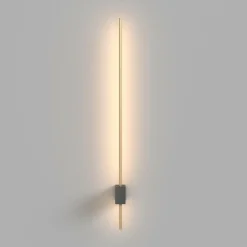 Maytoni Applique murale LED Pars, 62,3 cm, noir/or, aluminium| Appliques Murales Led|Appliques Murales