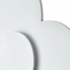 Elobra Applique murale LED Nuage avec fiche, blanc, bois, intensité variable| Appliques Murales Led|Appliques Murales