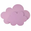 Elobra Applique murale LED Nuage avec fiche, rose, bois, intensité variable| Appliques Murales Led|Appliques Murales
