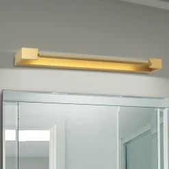 ORION Applique murale LED pour salle de bain Marylin, longueur 60 cm, or,| Appliques Murales Led|Appliques Murales