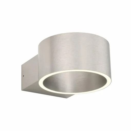 PURE Applique murale LED Clipse, aluminium, aluminium, Ø 15 cm| Appliques Murales Led|Appliques Murales