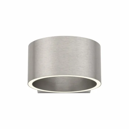 PURE Applique murale LED Clipse, aluminium, aluminium, Ø 15 cm| Appliques Murales Led|Appliques Murales
