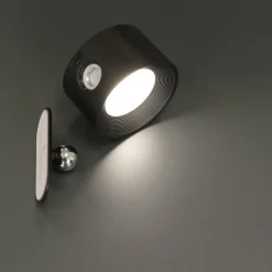 FH Lighting Applique murale LED rechargeable Magnetics, noir, CCT, avec aimant| Appliques Murales Led|Appliques Murales
