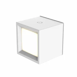 Newgarden Applique murale LED rechargeable Box 8, blanc, 7,5x7,5cm| Appliques Murales Led|Appliques Murales