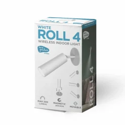 Newgarden Applique murale LED rechargeable Roll 4, blanc, orientable| Appliques Murales Led|Appliques Murales