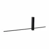 Lucide Applique murale LED Segin, hauteur 60 cm, 6W, noir, aluminium| Appliques Murales Led|Appliques Murales