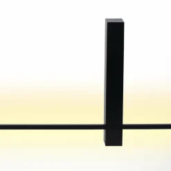 Lucide Applique murale LED Segin, hauteur 60 cm, 6W, noir, aluminium| Appliques Murales Led|Appliques Murales