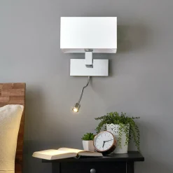 Lucande Applique murale Tamara, interrupteur, bras flexible LED, lot de 2| Appliques Murales Led|Appliques Murales