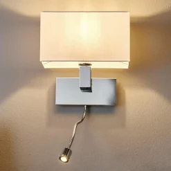 Lucande Applique murale Tamara, interrupteur, bras flexible LED, lot de 2| Appliques Murales Led|Appliques Murales