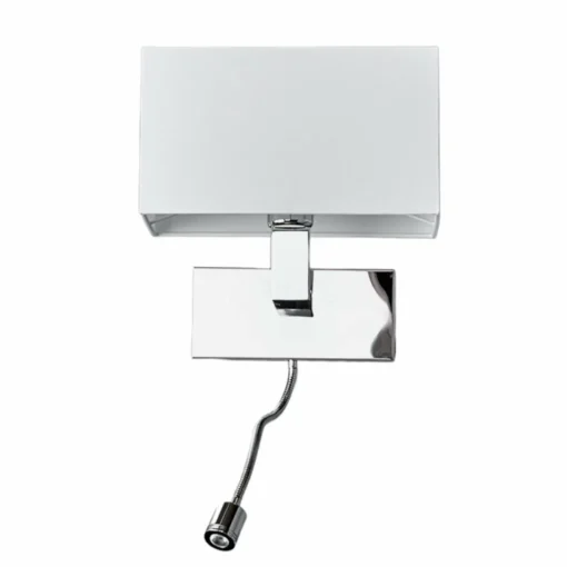 Lucande Applique murale Tamara, blanc, interrupteur, bras flexible LED| Appliques Murales Led|Appliques Murales