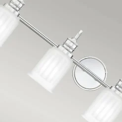QUOIZEL Applique murale Swell IP44, à 4 lampes, chrome poli| Appliques Murales Led|Appliques Murales