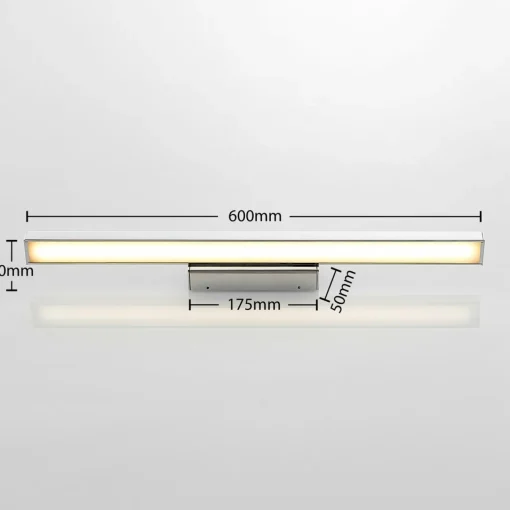 Lindby Applique pour miroir de salle de bain LED Alenia, 60 cm| Appliques Murales Led|Appliques Murales