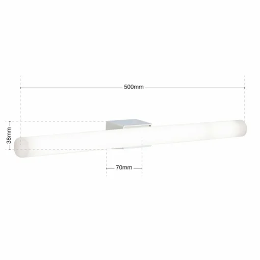 ORION Applique pour miroir LED Visagist fixation chromée| Appliques Murales Led|Appliques Murales