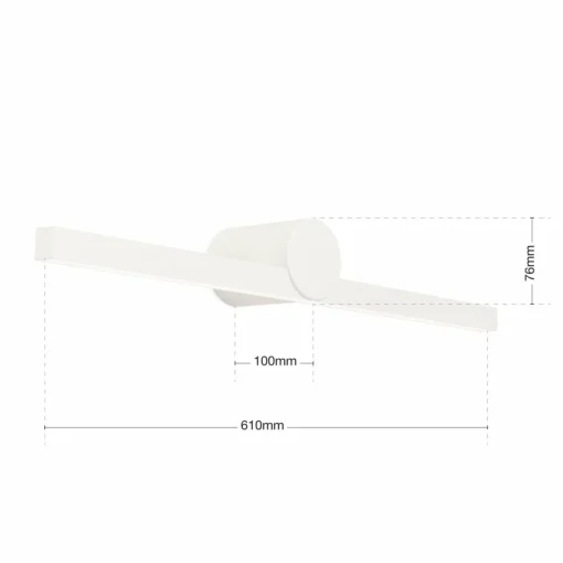 ORION Applique pour miroir LED Beauty, largeur 61cm, blanc| Appliques Murales Led|Appliques Murales