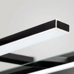 Ebir Applique pour miroir LED Pandora, noir mat, 45,8 cm| Appliques Murales Led|Appliques Murales