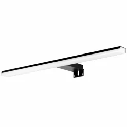 Ebir Applique pour miroir LED Pandora, noir mat , 30,8 cm| Appliques Murales Led|Appliques Murales