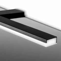 Ebir Applique pour miroir LED Pandora, noir mat , 30,8 cm| Appliques Murales Led|Appliques Murales