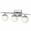 KICHLER Applique pour salle de bain LED Jasper à 3 lampes| Luminaires Led D'Intérieur