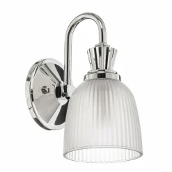 KICHLER Applique salle de bain LED Cora verre rainuré| Appliques Murales Led|Appliques Murales