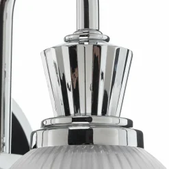 KICHLER Applique salle de bain LED Cora verre rainuré| Appliques Murales Led|Appliques Murales