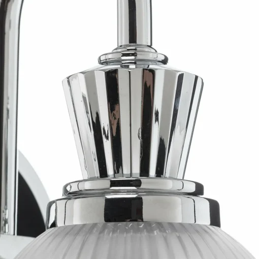 KICHLER Applique salle de bain LED Cora verre rainuré| Appliques Murales Led|Appliques Murales