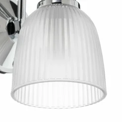 KICHLER Applique salle de bain LED Cora verre rainuré| Appliques Murales Led|Appliques Murales