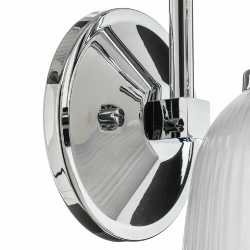 KICHLER Applique salle de bain LED Cora verre rainuré| Appliques Murales Led|Appliques Murales