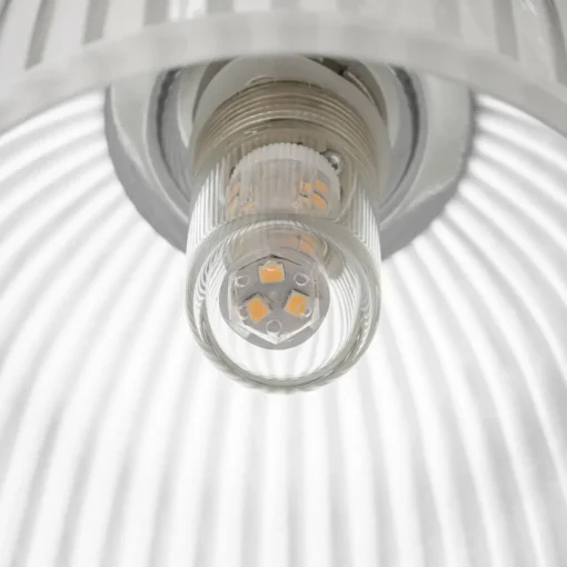 KICHLER Applique salle de bain LED Cora verre rainuré| Appliques Murales Led|Appliques Murales