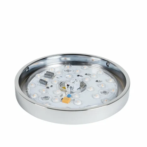 Arcchio Aliras plafonnier bain LED, chromé, 24 cm| Luminaires Led D'Intérieur