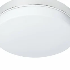 Arcchio Aliras plafonnier bain LED, chromé, 29 cm| Plafonniers Led|Plafonniers