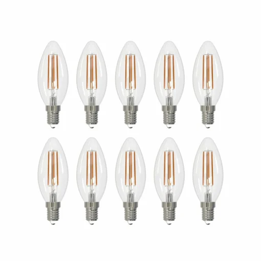 Arcchio ampoule LED à filament E14 bougie set de 10, 2700 K| Ampoules Filament|Ampoules Filament