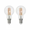Arcchio ampoule LED à filament E14 G45, set de 2, 4000 K| Ampoules Filament|Ampoules Filament