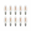 Arcchio ampoule LED filament E14 bougie set de 10, 4000 K| Ampoules Filament|Ampoules Filament
