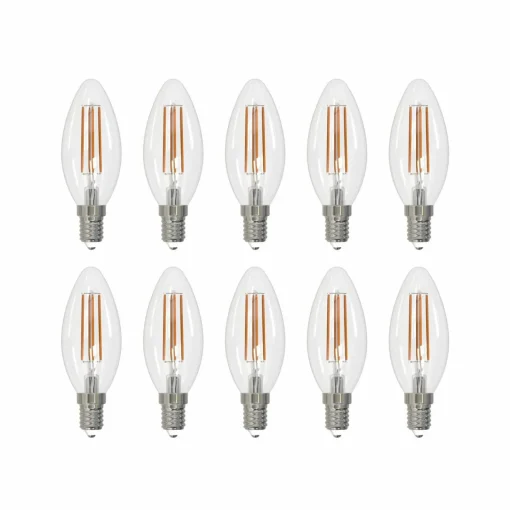 Arcchio ampoule LED filament E14 bougie set de 10, 4000 K| Ampoules Filament|Ampoules Filament