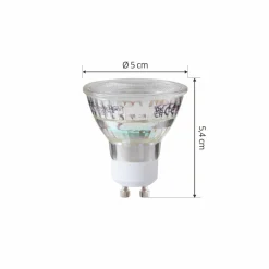 Arcchio ampoule LED GU10 4,7W 2700K 850 lumens verre| Ampoules Led Gu10|Ampoules Led