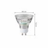 Arcchio ampoule LED GU10 2,5W 2700K 450lm verre set de 3 pièces| Ampoules Led Gu10|Ampoules Led