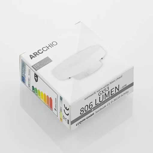 Arcchio Ampoule LED GX53 7W 3.000K Set de 3 pièces| Ampoules Led|Ampoules Led
